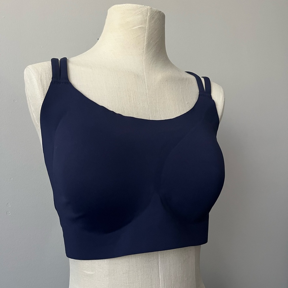 Aries Navy Blue Seamless Bra